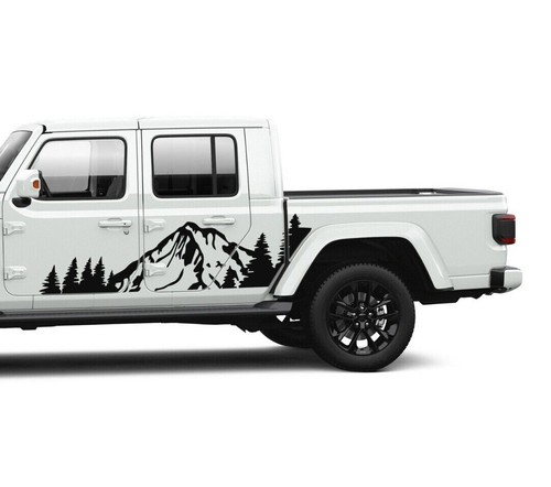 Mountains decal for - , jeep