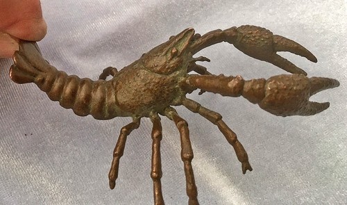 Rare antique crayfish lobster - antique,