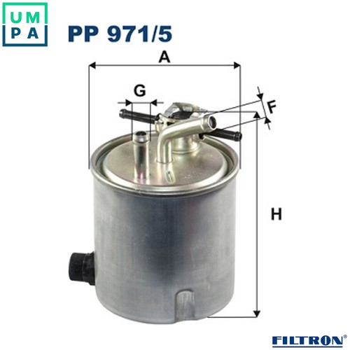 Fuel filter 971 for - fuel, 971/5