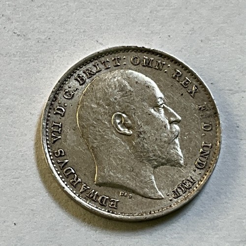1910 edward vii threepence - 1910,