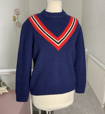 Vintage Navy Chunky Knit