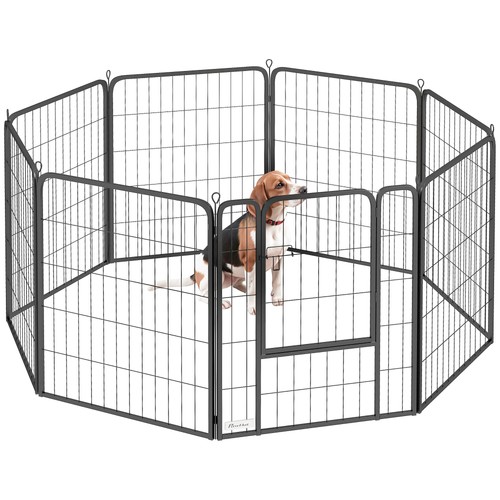 Pawhut eight panel dog playpen - eight-panel,