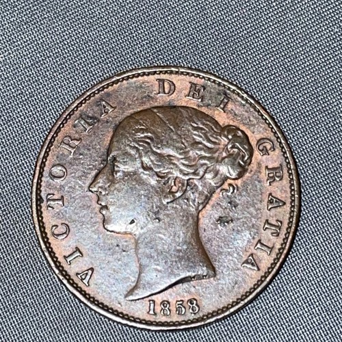 Queen victoria half penny - victoria,