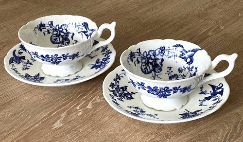 Pair vintage coalport cairo - pair,