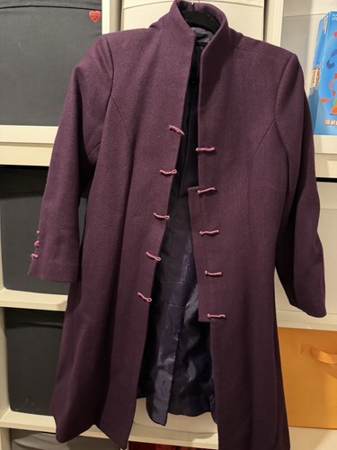 Vintage purple mandarin collar - vintage,