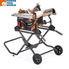 Evolution 119-0006 R255TBLX 255mm Portable Jobsite Table Saw (With Stand) 240v