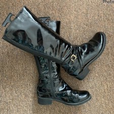 Clarks Ladies Black Patent