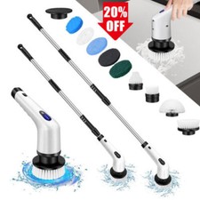 Electric Cleaner Cordless Power Brush Spin Scrubber for Tub Tile Floor Window 