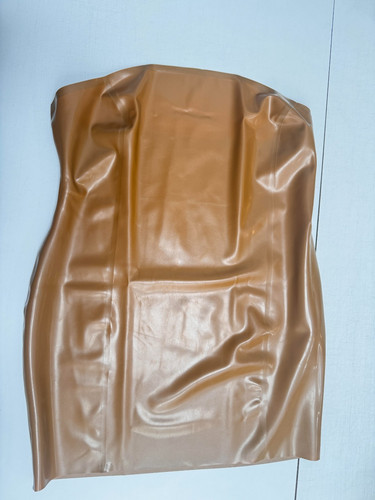 Latex womens mini dress - latex,