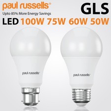 E27 B22 100W 75W 60W 50W Energy Savings Warm Cool Day Light LED GLS Globe Bulbs 
