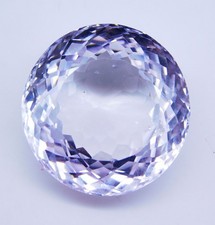 Natural White Sapphire 75.95 Ct Round Cut Certified Loose Gemstone