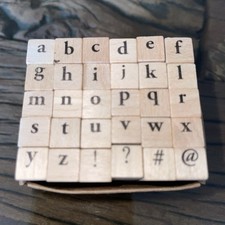 Alphabet Lower Case Stamp Set