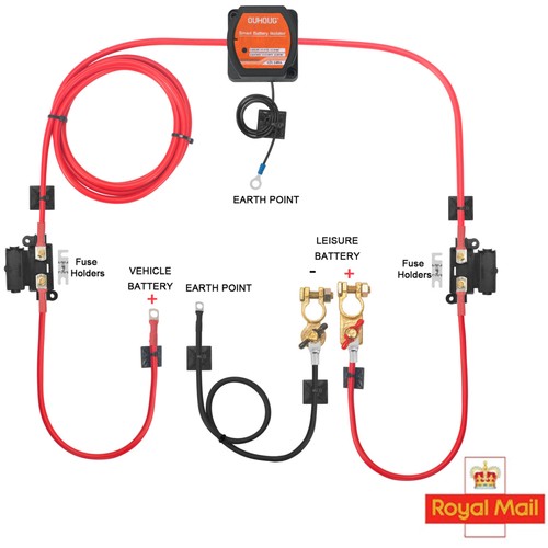 Split charge relay kit starter - relay,