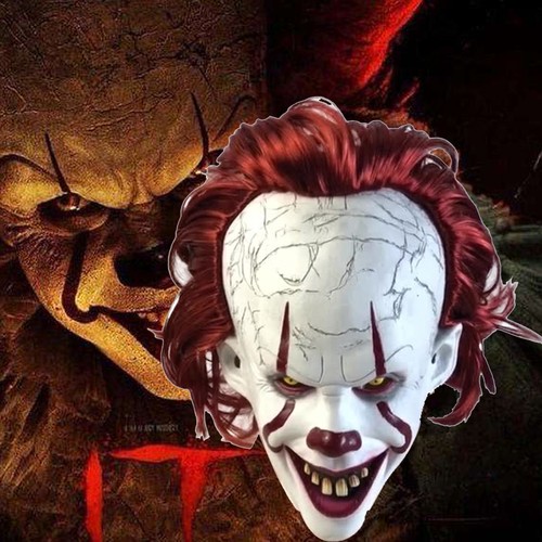 Pennywise mask halloween - pennywise,