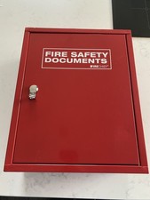 Fire Document Cabinet Red