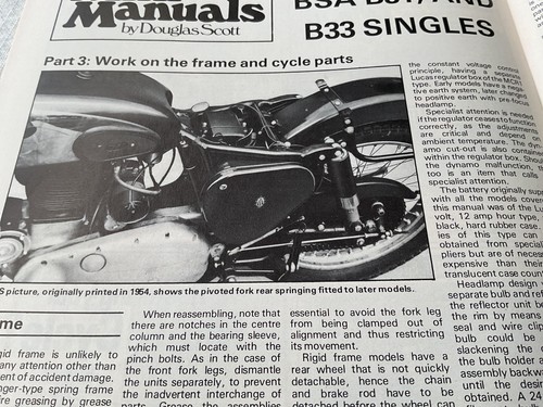 Bsa singles mini - 31, 33