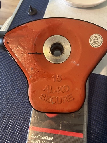 Alko caravan wheel lock kit - alko,