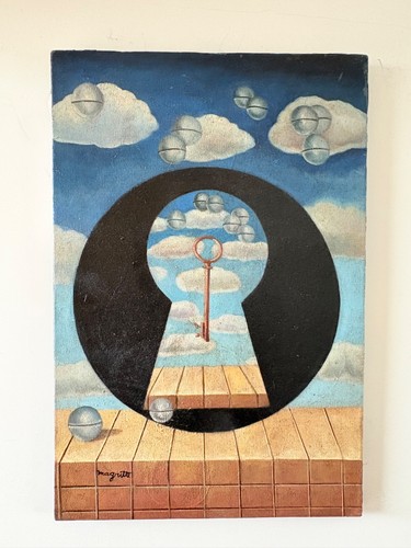 René magritte oil painting - magritte,