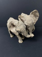 Vintage Tuskers Elephants Matthew & Luke Ornament PK