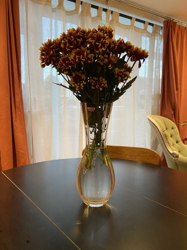 Dartington crystal vase - crystal,