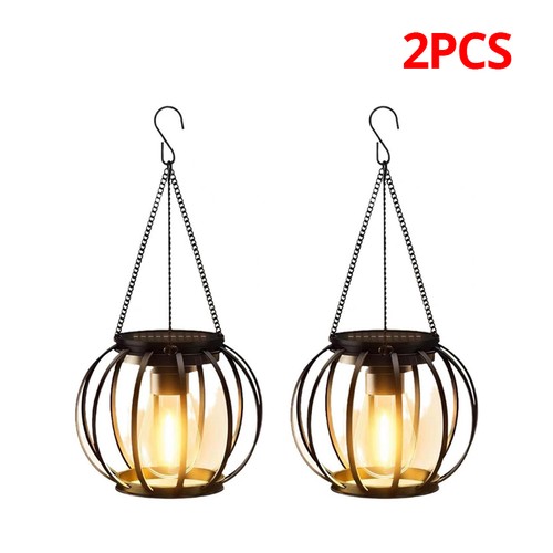 2pcs solar lanterns - lanterns, hanging