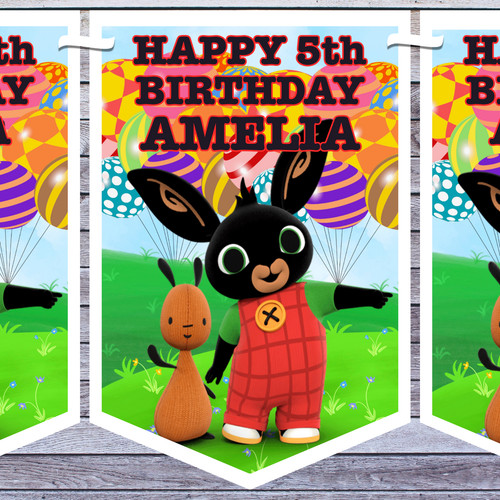 Bing bunny personalised - bing,