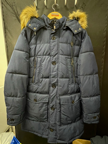 Zara man men blue hooded - zara,