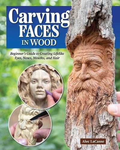 Carving faces wood - carving, by