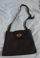 Vintage Mulberry Messenger Bag - Dark Brown