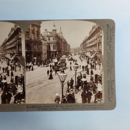 Belfast stereoview c1900 real - stereoview,