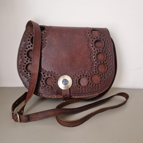 Vintage western style tooled - western,