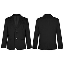 Boys Formal Blazer Single-Breasted Suit Jacket Sport  Prom Party School Uniform 