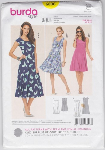 Burda style 6806 ladies dress - 6806,