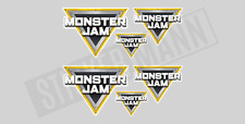 6 x MONSTER JAM MONSTER TRUCKS LOGO STICKER / DECALS