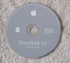 Original Mac PowerBook G4 Software Install CD, PowerBook3,2 - Oct 2001