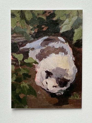 Aceo print cute sleepy - sleepy, in