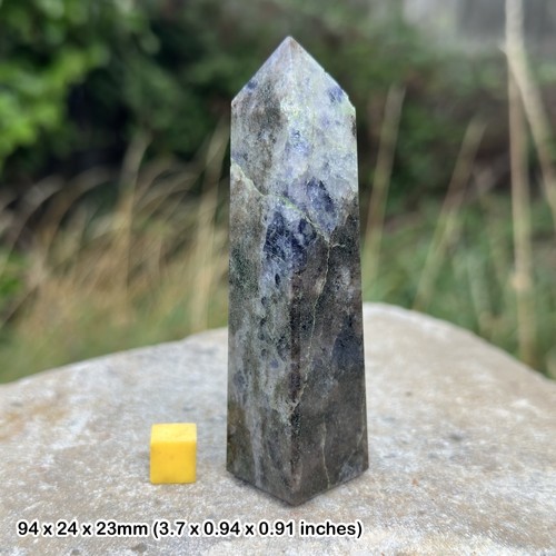Iolite crystal tower natural - crystal,
