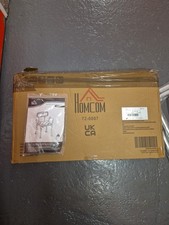 HOMCOM Adjustable Shower Chair Shower Seat Portable Medical Stool with Back