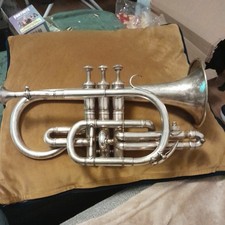 ?Vintage Besson Prototype Cornet London C.1925 1930 Silver Plated with Case