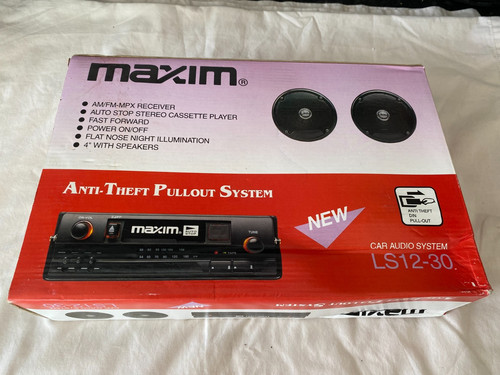 Old unused maxim radio - am/fm,