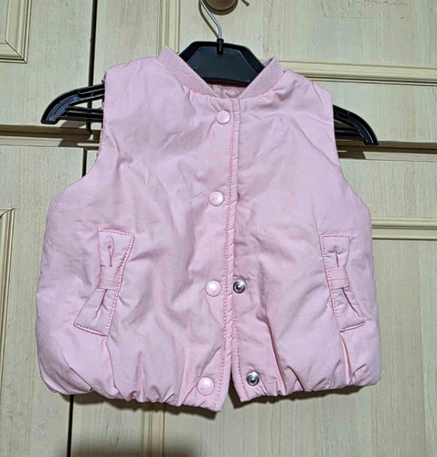 Gap pink sleeveless gilet - gap,