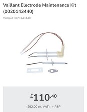 Vaillant Electrode Maintenance