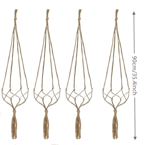 4pcs macrame jute - jute, plant