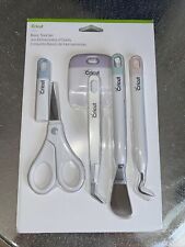 NEW Cricut Basic 5 Piece Tool Set - Tweezers Spatula Scissors Scraper & Weeder