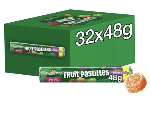 Rowntrees fruit pastilles box - fruit,