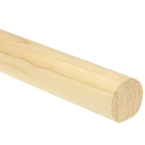 Pine mopstick with chrome - pine,