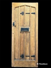 SOLID OAK FRONT DOOR ANTIQUE