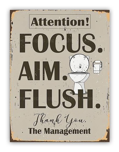 Funny bathroom aluminium - funny,