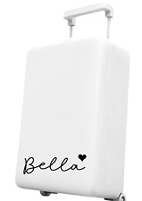 Personalised Name Vinyl Sticker for Suitcase Luggage Bag Holiday Plane Name