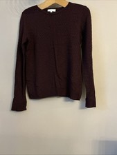 Warehouse Burgundy Jumper - Size 10 
